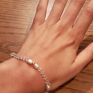 14KT Gold and Pearl Bracelet